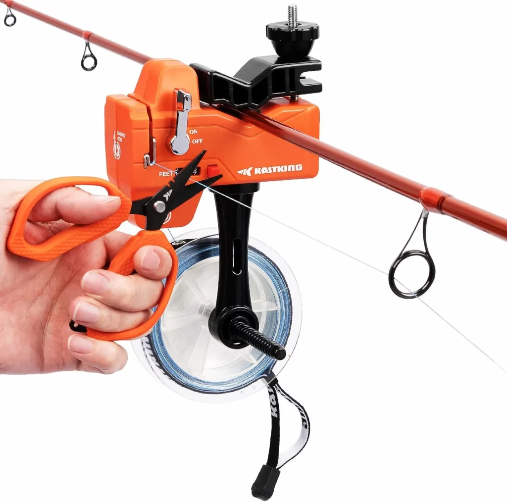 Fishing line spooler machine